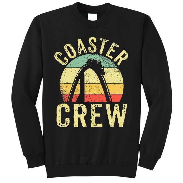 Vintage Rollercoaster Crew I Family Roller Coaster Tall Sweatshirt