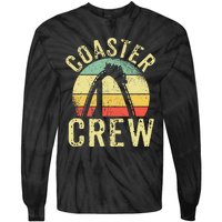 Vintage Rollercoaster Crew I Family Roller Coaster Tie-Dye Long Sleeve Shirt