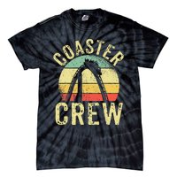 Vintage Rollercoaster Crew I Family Roller Coaster Tie-Dye T-Shirt