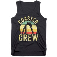 Vintage Rollercoaster Crew I Family Roller Coaster Tank Top