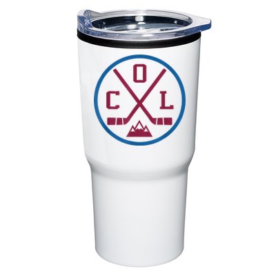Vintage Retro Colorado Hockey Emblem Col Tumbler