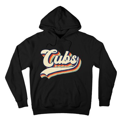 Vintage Retro Cubs Sports Name Gifts Hoodie