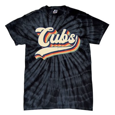 Vintage Retro Cubs Sports Name Gifts Tie-Dye T-Shirt