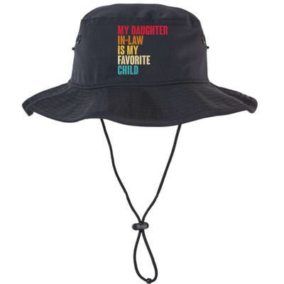 Vintage Retro Colors My Daughter In Law Is My Favorite Child Bucket Hat