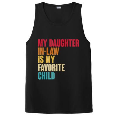 Vintage Retro Colors My Daughter In Law Is My Favorite Child PosiCharge Competitor Tank
