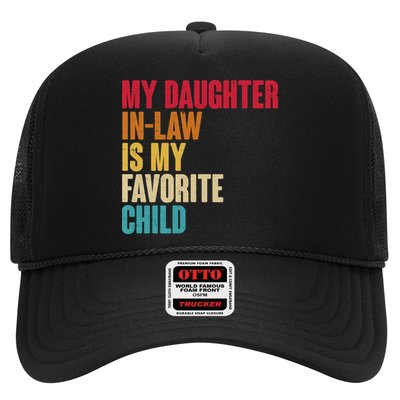 Vintage Retro Colors My Daughter In Law Is My Favorite Child Trucker Hat