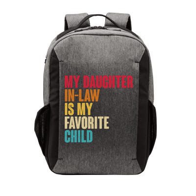 Vintage Retro Colors My Daughter In Law Is My Favorite Child Vector Backpack