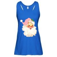 Vintage Retro Christmas Santa Claus Gift Gift Ladies Essential Flowy Tank