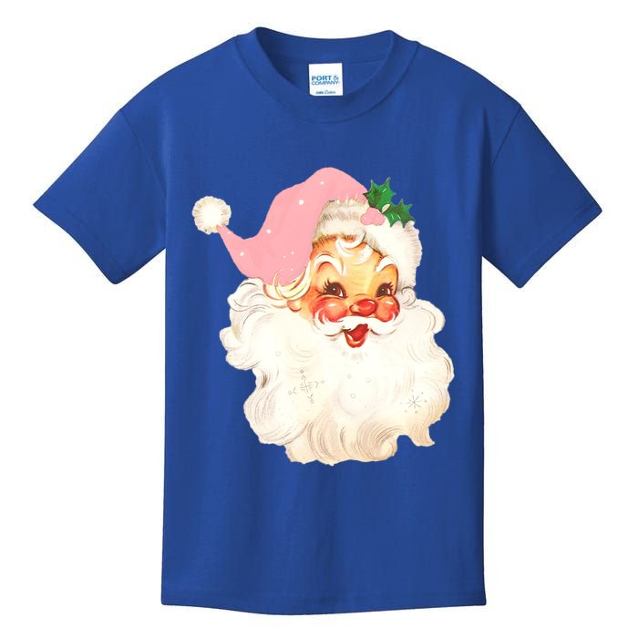 Vintage Retro Christmas Santa Claus Gift Gift Kids T-Shirt