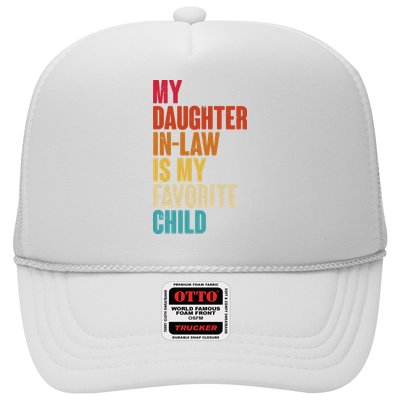 Vintage Retro Colors My Daughter In Law Is My Favorite Child Trucker Hat