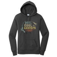 Vintage Reel Cool Grandpa Funny Fishing Gift Women's Pullover Hoodie