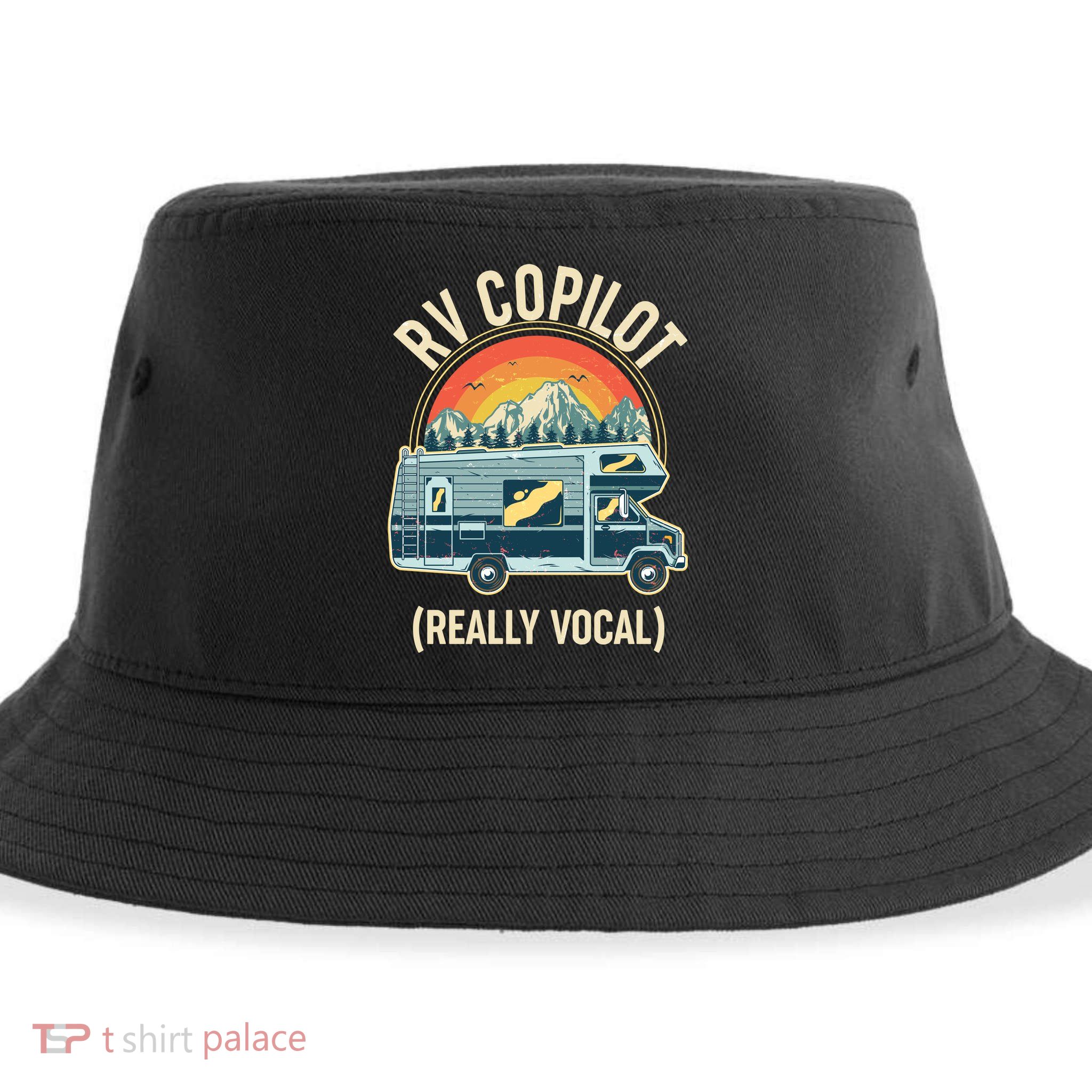 Vintage RV Copilot Really Vocal Sustainable Bucket Hat