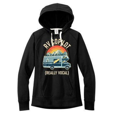 Vintage RV Copilot Really Vocal Women's Fleece Hoodie