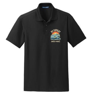 Vintage RV Copilot Really Vocal Dry Zone Grid Polo