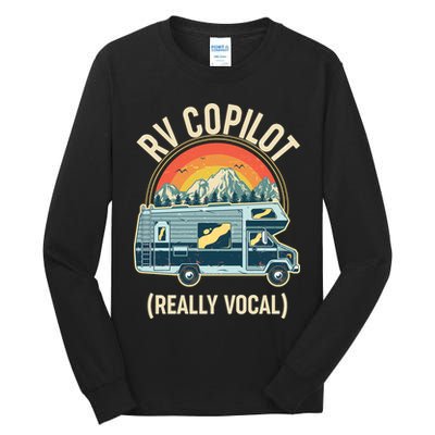 Vintage RV Copilot Really Vocal Tall Long Sleeve T-Shirt