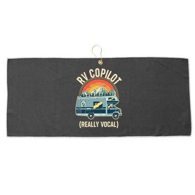 Vintage RV Copilot Really Vocal Large Microfiber Waffle Golf Towel