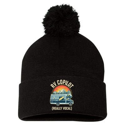 Vintage RV Copilot Really Vocal Pom Pom 12in Knit Beanie