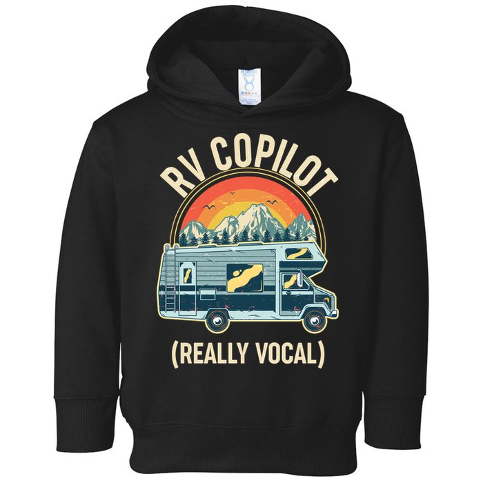 Vintage RV Copilot Really Vocal Toddler Hoodie