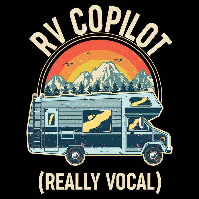 Vintage RV Copilot Really Vocal Toddler Hoodie