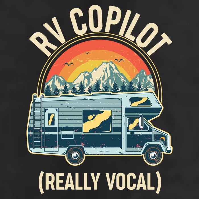 Vintage RV Copilot Really Vocal Golf Towel