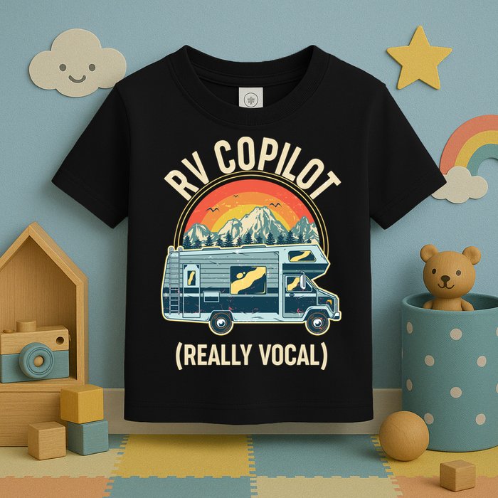 Vintage RV Copilot Really Vocal Toddler T-Shirt