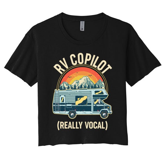 Vintage RV Copilot Really Vocal Crop Top