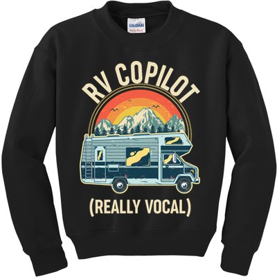 Vintage RV Copilot Really Vocal Kids Sweatshirt