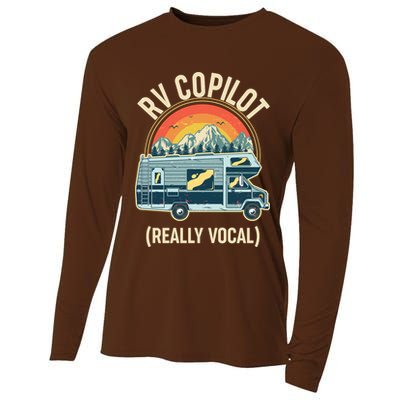 Vintage RV Copilot Really Vocal Cooling Performance Long Sleeve Crew