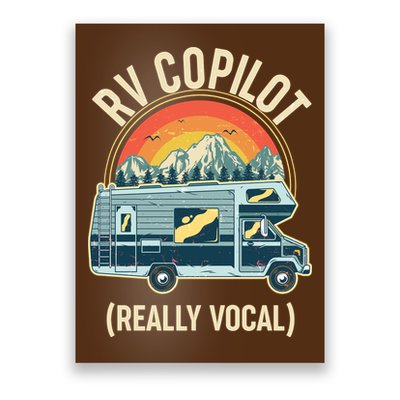 Vintage RV Copilot Really Vocal Poster