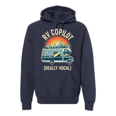 Vintage RV Copilot Really Vocal Premium Hoodie