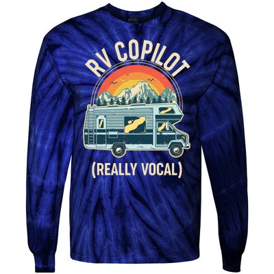 Vintage RV Copilot Really Vocal Tie-Dye Long Sleeve Shirt