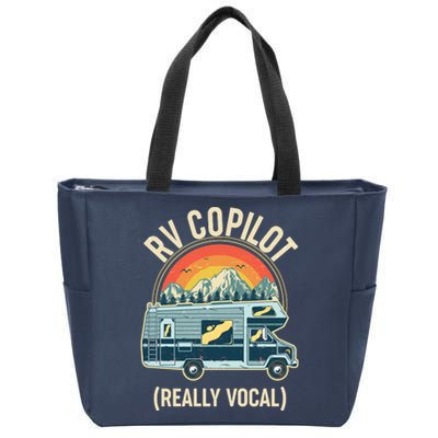 Vintage RV Copilot Really Vocal Zip Tote Bag