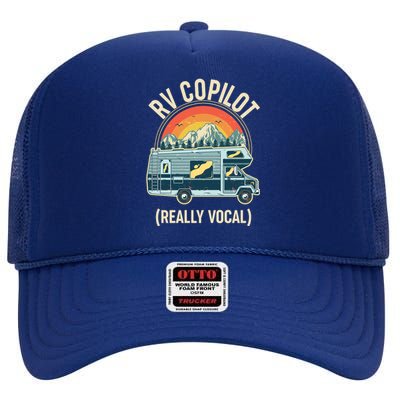 Vintage RV Copilot Really Vocal High Crown Mesh Back Trucker Hat