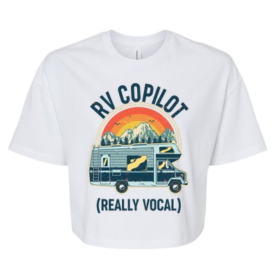 Vintage RV Copilot Really Vocal Bella+Canvas Jersey Crop Tee