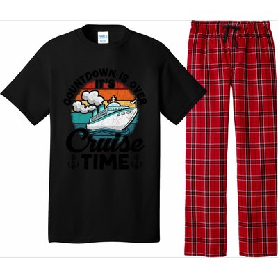 Vintage Retro Countdown Is Over Its Cruise Time Cool Gift Pajama Set