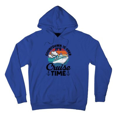 Vintage Retro Countdown Is Over Its Cruise Time Cool Gift Hoodie