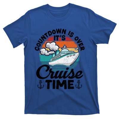 Vintage Retro Countdown Is Over Its Cruise Time Cool Gift T-Shirt