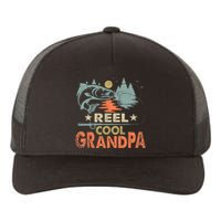 Vintage Reel Cool Grandpa Fishing Lover Gift For Dad Yupoong Adult 5-Panel Trucker Hat