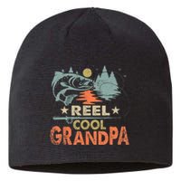 Vintage Reel Cool Grandpa Fishing Lover Gift For Dad Sustainable Beanie