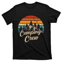 Vintage Retro Camping Crew Family Friends Matching T-Shirt