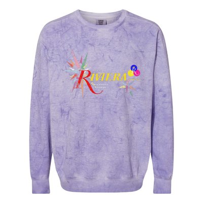 Vintage Riviera Casino Las Vegas Colorblast Crewneck Sweatshirt