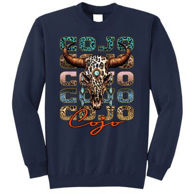 Vintage Rodeo Cojo Western Deserts Bullskull Cowhide Cojo Tall Sweatshirt