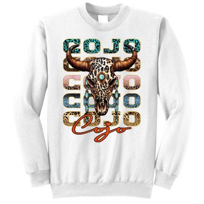 Vintage Rodeo Cojo Western Deserts Bullskull Cowhide Cojo Sweatshirt