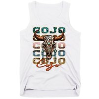 Vintage Rodeo Cojo Western Deserts Bullskull Cowhide Cojo Tank Top