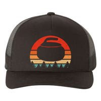 Vintage Retro Curling Stone Player Gift Design Funny Curling Giftvintage Retro C Yupoong Adult 5-Panel Trucker Hat