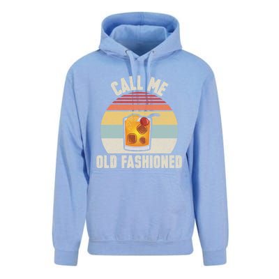 Vintage Retro Cocktail Call Me Old Fashioned Bartender Gift Unisex Surf Hoodie