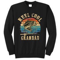 Vintage Reel Cool Grandad Fish Fishing dad Sweatshirt