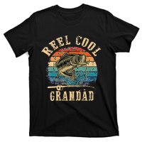 Vintage Reel Cool Grandad Fish Fishing dad T-Shirt