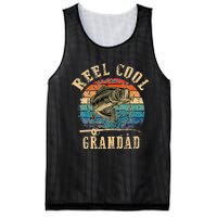 Vintage Reel Cool Grandad Fish Fishing dad Mesh Reversible Basketball Jersey Tank