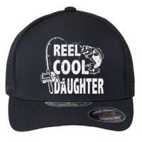 Vintage Reel Cool Daughter Birthday Fishing Flexfit Unipanel Trucker Cap